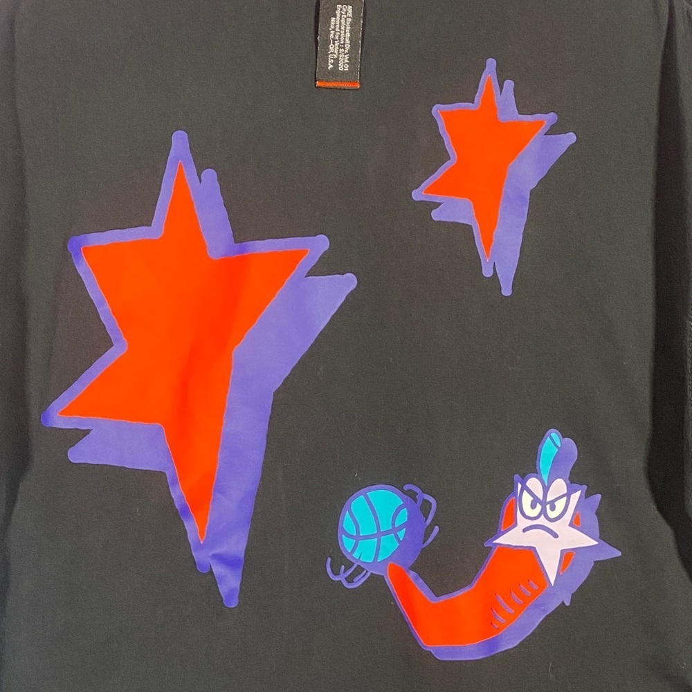 Nike Graphic T Shirt Men’s Medium Black Retro Streetwear Short Sleeve - Picture 6 of 9